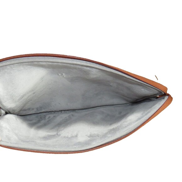 MOSISO Laptop Tablet Sleeve Zip Bag In Caramel Brown NEW - Picture 5 of 7